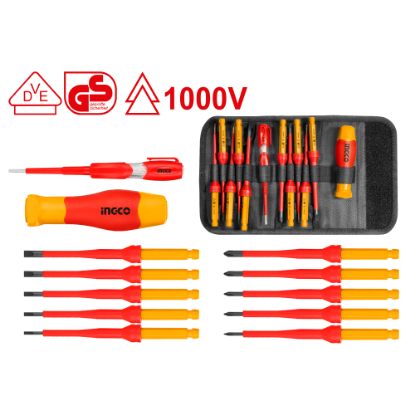 12 PCS Interchangeable Insulated Screwdriver Set