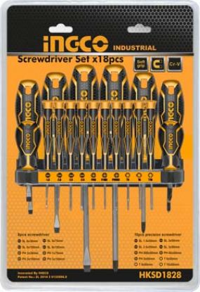 18 Pcs Screwdriver And Precision Screwdriver Set